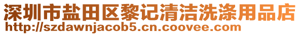 深圳市鹽田區(qū)黎記清潔洗滌用品店