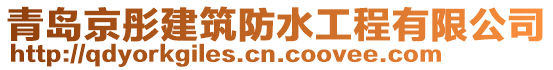 青島京彤建筑防水工程有限公司