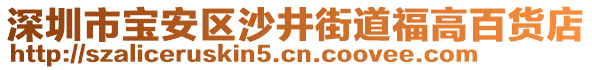 深圳市寶安區(qū)沙井街道福高百貨店