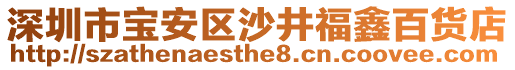 深圳市宝安区沙井福鑫百货店