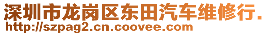 深圳市龍崗區(qū)東田汽車維修行.