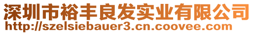 深圳市裕豐良發(fā)實(shí)業(yè)有限公司