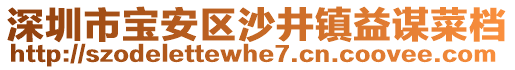 深圳市寶安區(qū)沙井鎮(zhèn)益謀菜檔