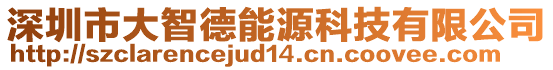 深圳市大智德能源科技有限公司