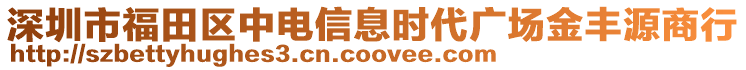 深圳市福田區中電信息時代廣場金豐源商行