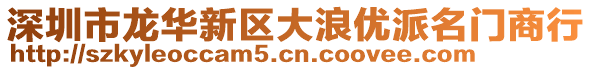 深圳市龍華新區(qū)大浪優(yōu)派名門商行