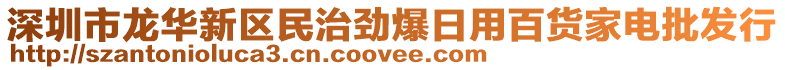 深圳市龍華新區(qū)民治勁爆日用百貨家電批發(fā)行