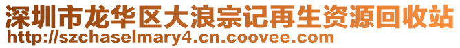 深圳市龍華區(qū)大浪宗記再生資源回收站