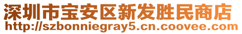 深圳市寶安區新發勝民商店