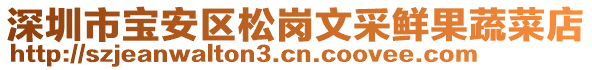 深圳市寶安區(qū)松崗文采鮮果蔬菜店