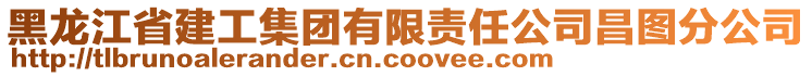 黑龍江省建工集團有限責任公司昌圖分公司