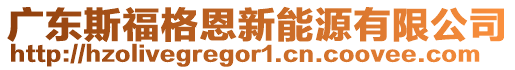 廣東斯福格恩新能源有限公司