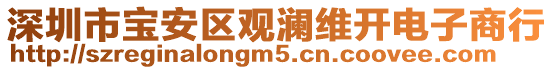 深圳市寶安區(qū)觀瀾維開電子商行