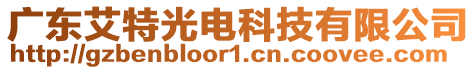 廣東艾特光電科技有限公司