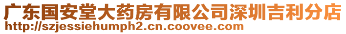 廣東國安堂大藥房有限公司深圳吉利分店