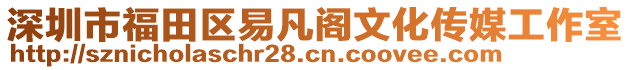 深圳市福田區(qū)易凡閣文化傳媒工作室