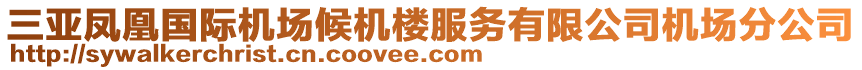 三亚凤凰国际机场候机楼服务有限公司机场分公司