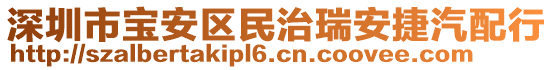 深圳市寶安區(qū)民治瑞安捷汽配行