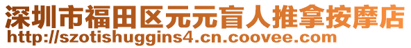 深圳市福田区元元盲人推拿按摩店