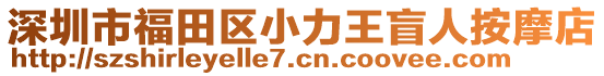 深圳市福田区小力王盲人按摩店