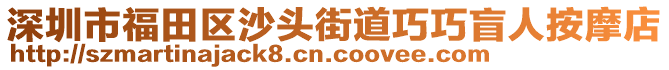 深圳市福田区沙头街道巧巧盲人按摩店