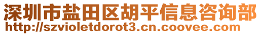 深圳市鹽田區(qū)胡平信息咨詢部