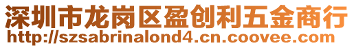 深圳市龍崗區(qū)盈創(chuàng)利五金商行