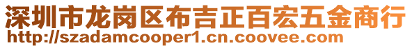 深圳市龍崗區(qū)布吉正百宏五金商行