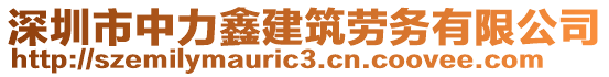 深圳市中力鑫建筑勞務有限公司