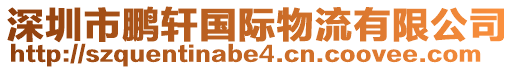 深圳市鵬軒國際物流有限公司