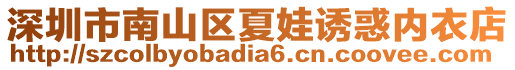 深圳市南山區夏娃誘惑內衣店