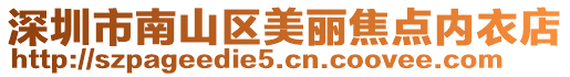 深圳市南山區美麗焦點內衣店