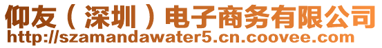 仰友(深圳)電子商務有限公司