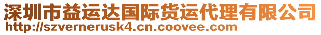 深圳市益運達國際貨運代理有限公司
