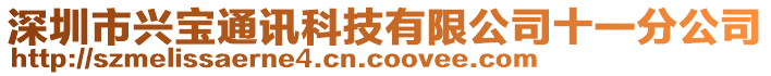 深圳市興寶通訊科技有限公司十一分公司