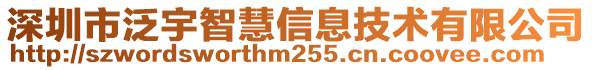 深圳市泛宇智慧信息技術(shù)有限公司