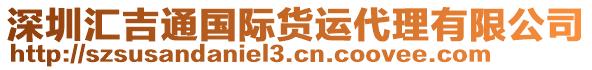 深圳匯吉通國(guó)際貨運(yùn)代理有限公司