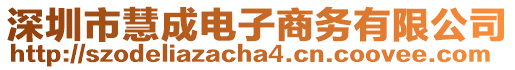 深圳市慧成電子商務(wù)有限公司