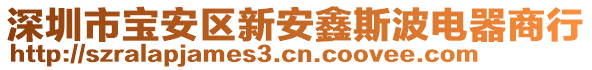 深圳市寶安區(qū)新安鑫斯波電器商行