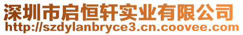 深圳市啟恒軒實業(yè)有限公司