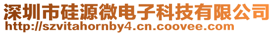 深圳市硅源微電子科技有限公司