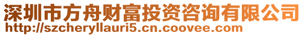 深圳市方舟財富投資咨詢有限公司