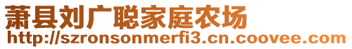 蕭縣劉廣聰家庭農(nóng)場(chǎng)