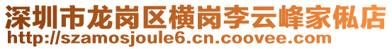 深圳市龍崗區(qū)橫崗李云峰家俬店