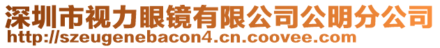 深圳市視力眼鏡有限公司公明分公司