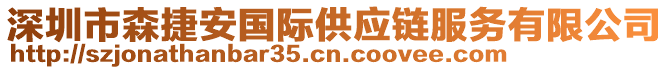 深圳市森捷安国际供应链服务有限公司