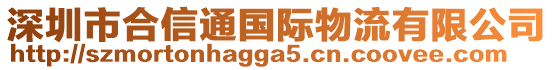 深圳市合信通國際物流有限公司