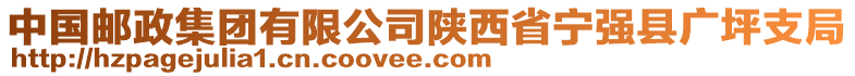 中国邮政集团有限公司陕西省宁强县广坪支局