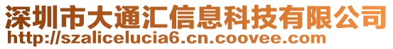 深圳市大通匯信息科技有限公司