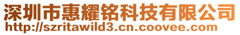 深圳市惠耀銘科技有限公司